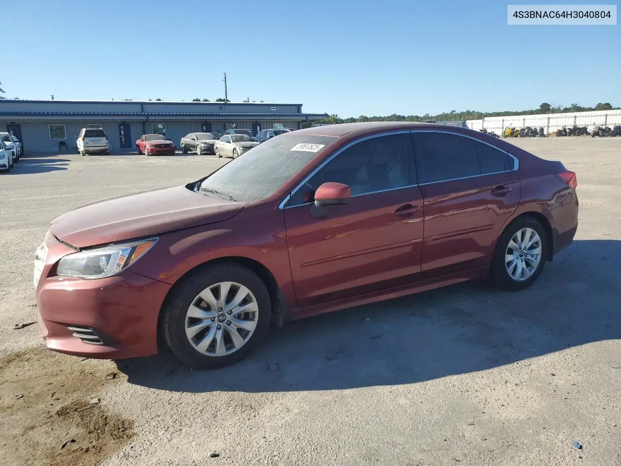 4S3BNAC64H3040804 2017 Subaru Legacy 2.5I Premium