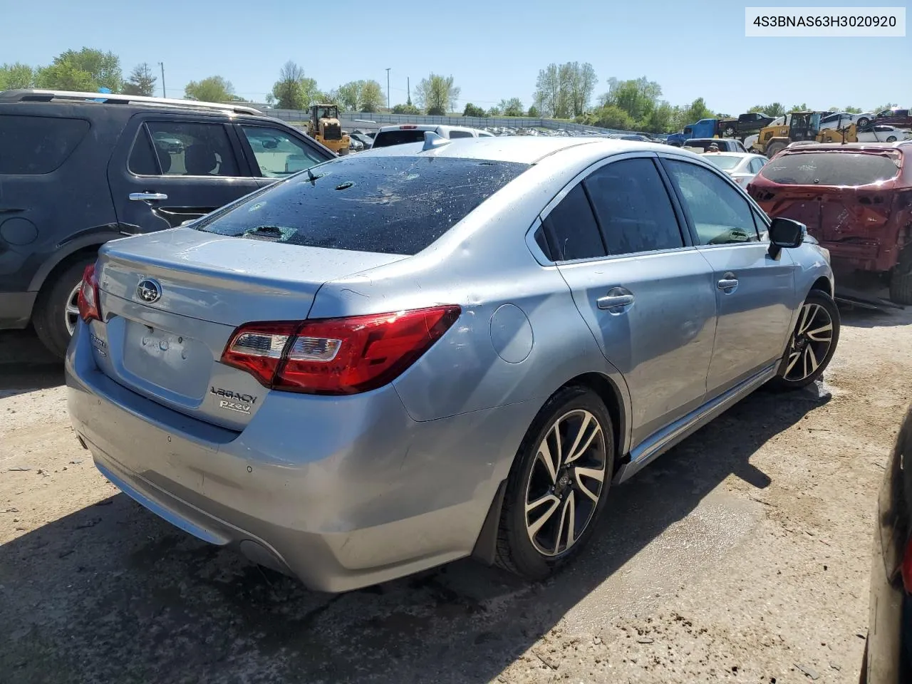 4S3BNAS63H3020920 2017 Subaru Legacy Sport