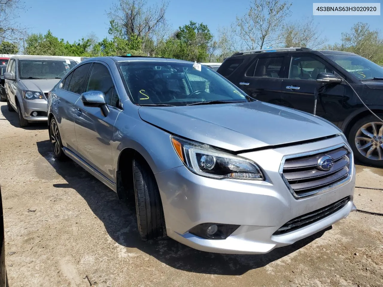 4S3BNAS63H3020920 2017 Subaru Legacy Sport