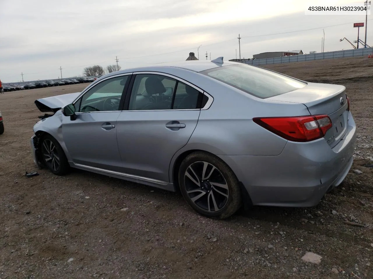 2017 Subaru Legacy Sport VIN: 4S3BNAR61H3023904 Lot: 51609544