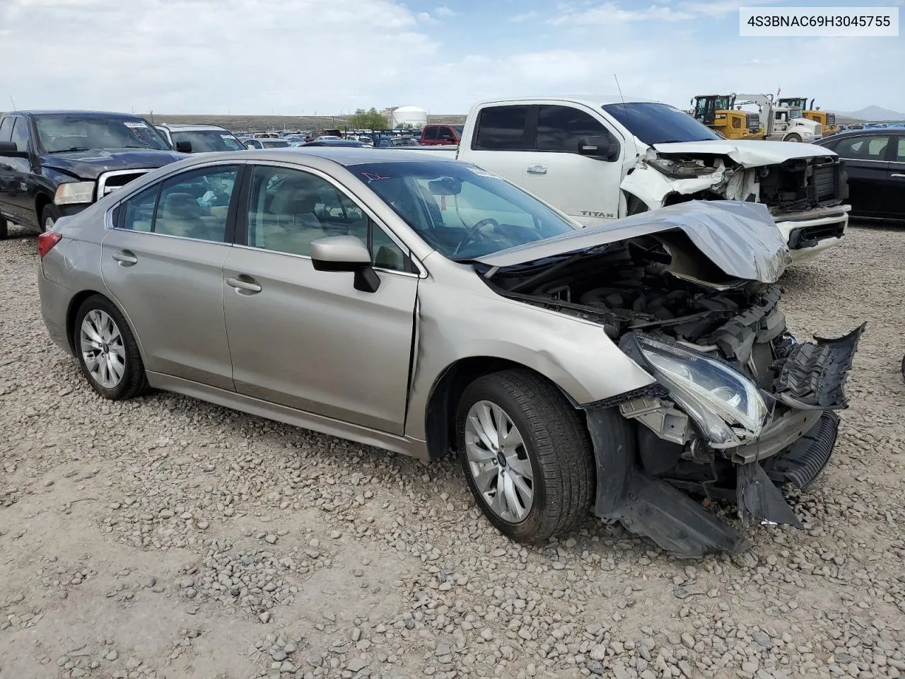 2017 Subaru Legacy 2.5I Premium VIN: 4S3BNAC69H3045755 Lot: 52247534