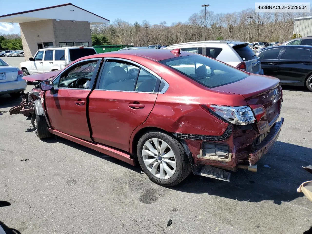 2017 Subaru Legacy 2.5I Premium VIN: 4S3BNAC62H3028604 Lot: 52586274