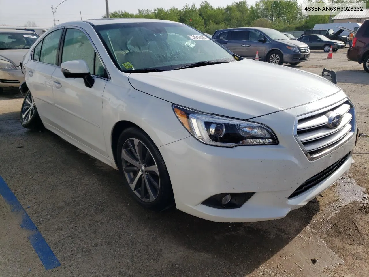 2017 Subaru Legacy 2.5I Limited VIN: 4S3BNAN63H3023232 Lot: 53046084