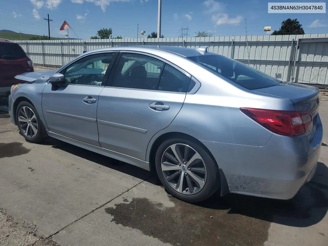 2017 Subaru Legacy 2.5I Limited VIN: 4S3BNAN63H3047840 Lot: 53110234