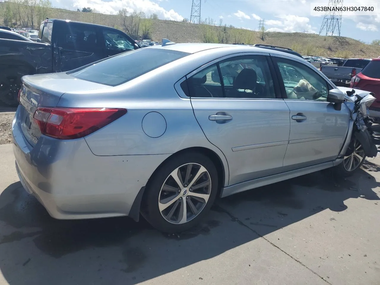 4S3BNAN63H3047840 2017 Subaru Legacy 2.5I Limited