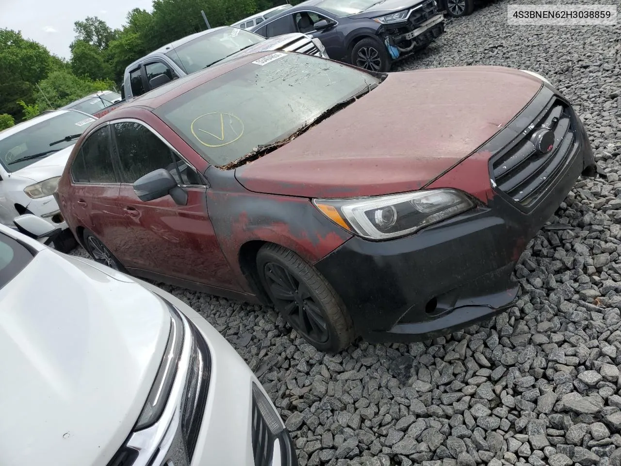 2017 Subaru Legacy 3.6R Limited VIN: 4S3BNEN62H3038859 Lot: 53404854