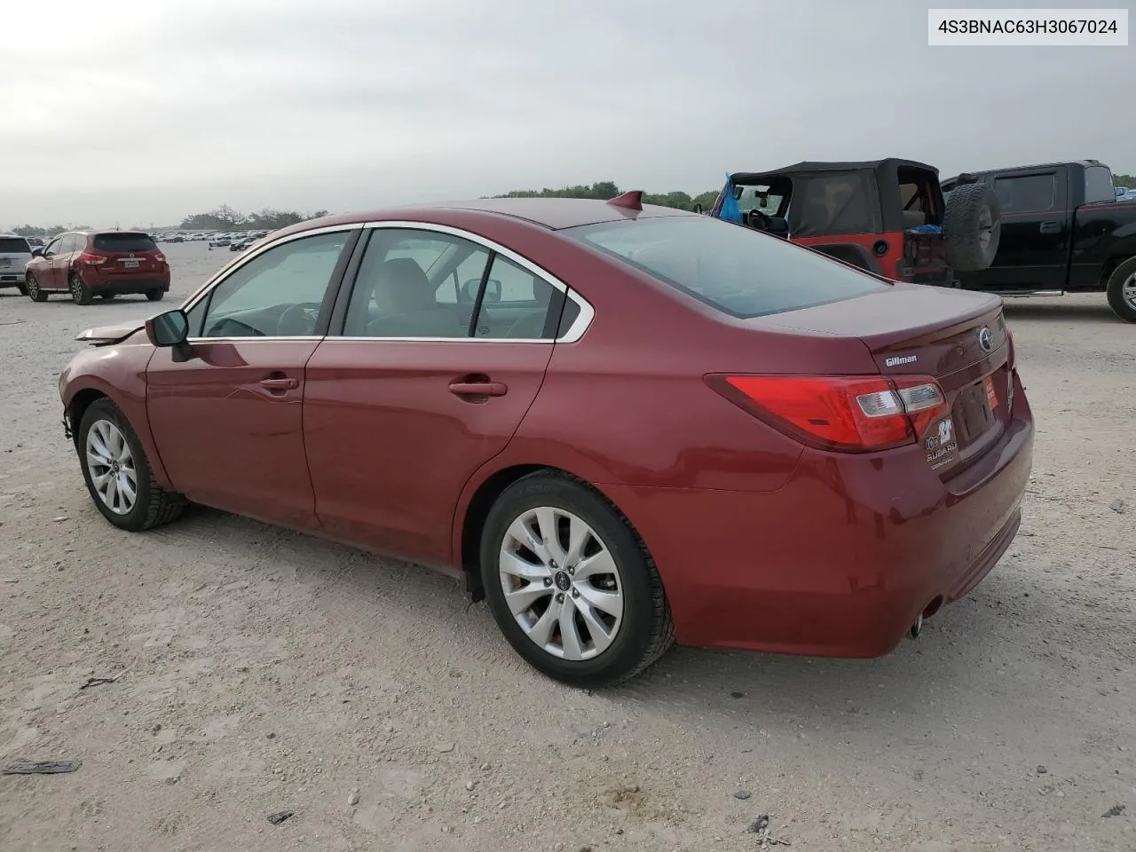 2017 Subaru Legacy 2.5I Premium VIN: 4S3BNAC63H3067024 Lot: 54633524