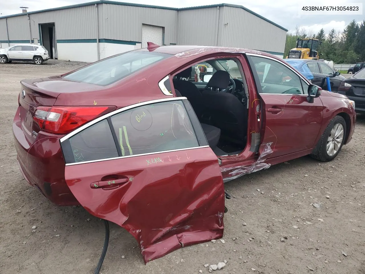 2017 Subaru Legacy 2.5I Premium VIN: 4S3BNAF67H3054823 Lot: 54699754