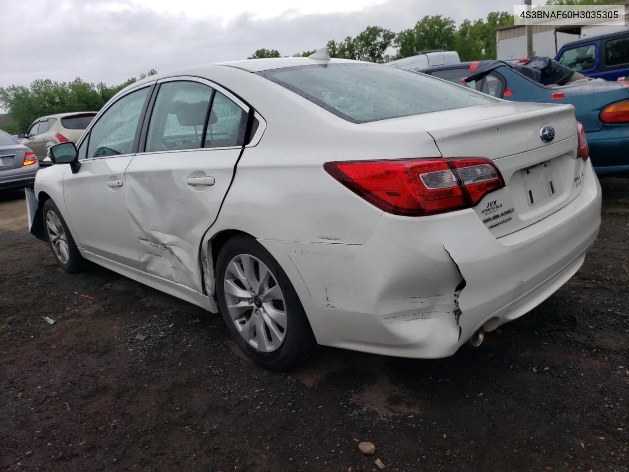 2017 Subaru Legacy 2.5I Premium VIN: 4S3BNAF60H3035305 Lot: 54778484