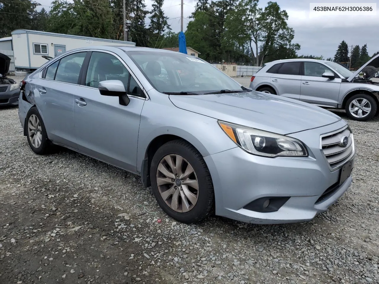 2017 Subaru Legacy 2.5I Premium VIN: 4S3BNAF62H3006386 Lot: 55106474