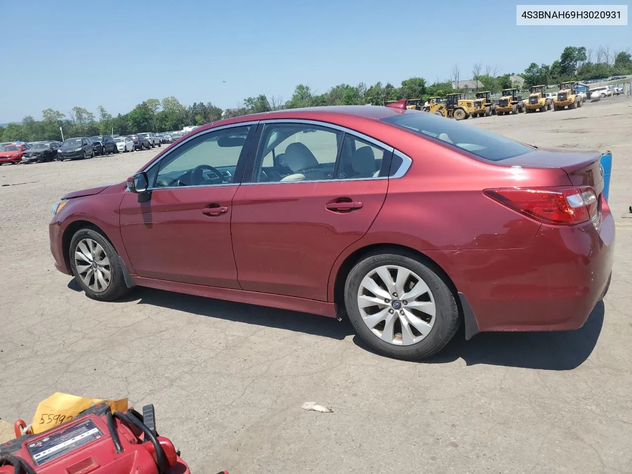 2017 Subaru Legacy 2.5I Premium VIN: 4S3BNAH69H3020931 Lot: 55799984