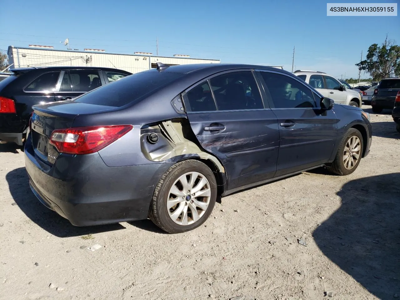 2017 Subaru Legacy 2.5I Premium VIN: 4S3BNAH6XH3059155 Lot: 55917354