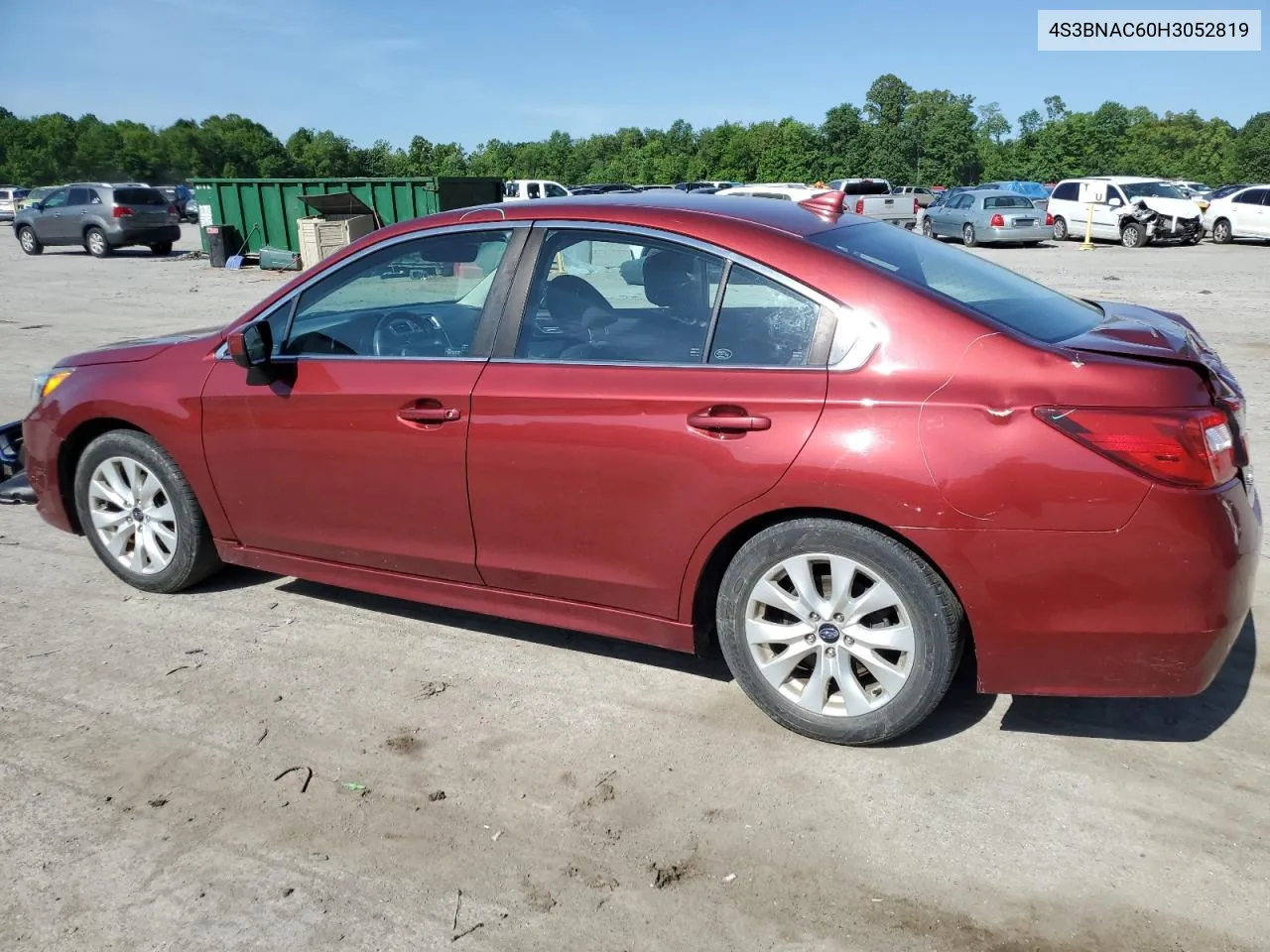 2017 Subaru Legacy 2.5I Premium VIN: 4S3BNAC60H3052819 Lot: 56007914