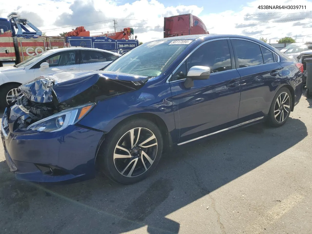 4S3BNAR64H3039711 2017 Subaru Legacy Sport