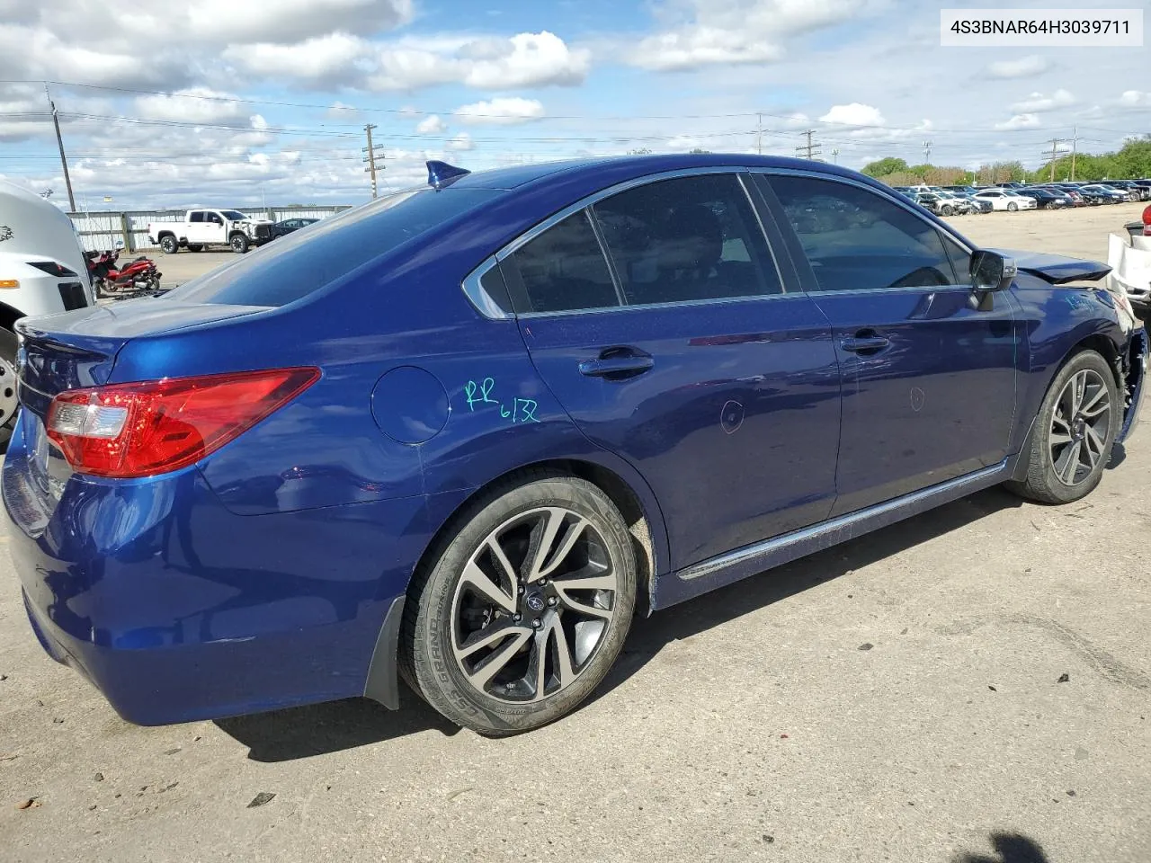 2017 Subaru Legacy Sport VIN: 4S3BNAR64H3039711 Lot: 56117594