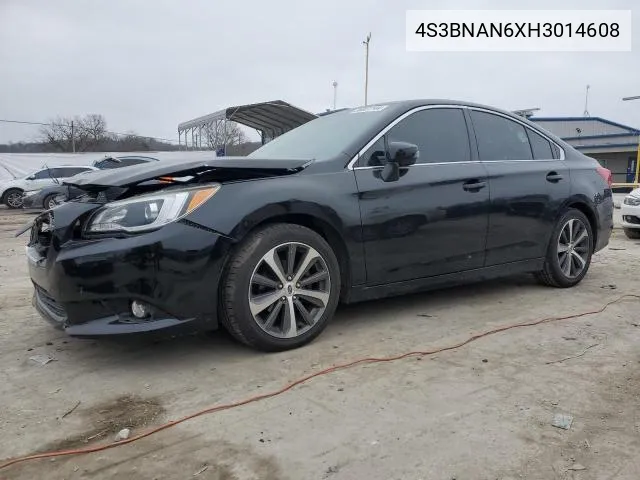 2017 Subaru Legacy 2.5I Limited VIN: 4S3BNAN6XH3014608 Lot: 56956034