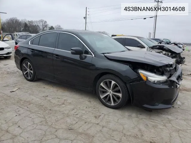 2017 Subaru Legacy 2.5I Limited VIN: 4S3BNAN6XH3014608 Lot: 56956034