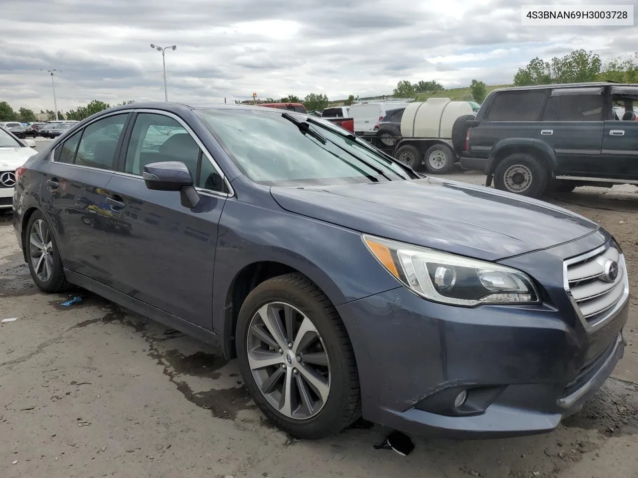 2017 Subaru Legacy 2.5I Limited VIN: 4S3BNAN69H3003728 Lot: 59448704