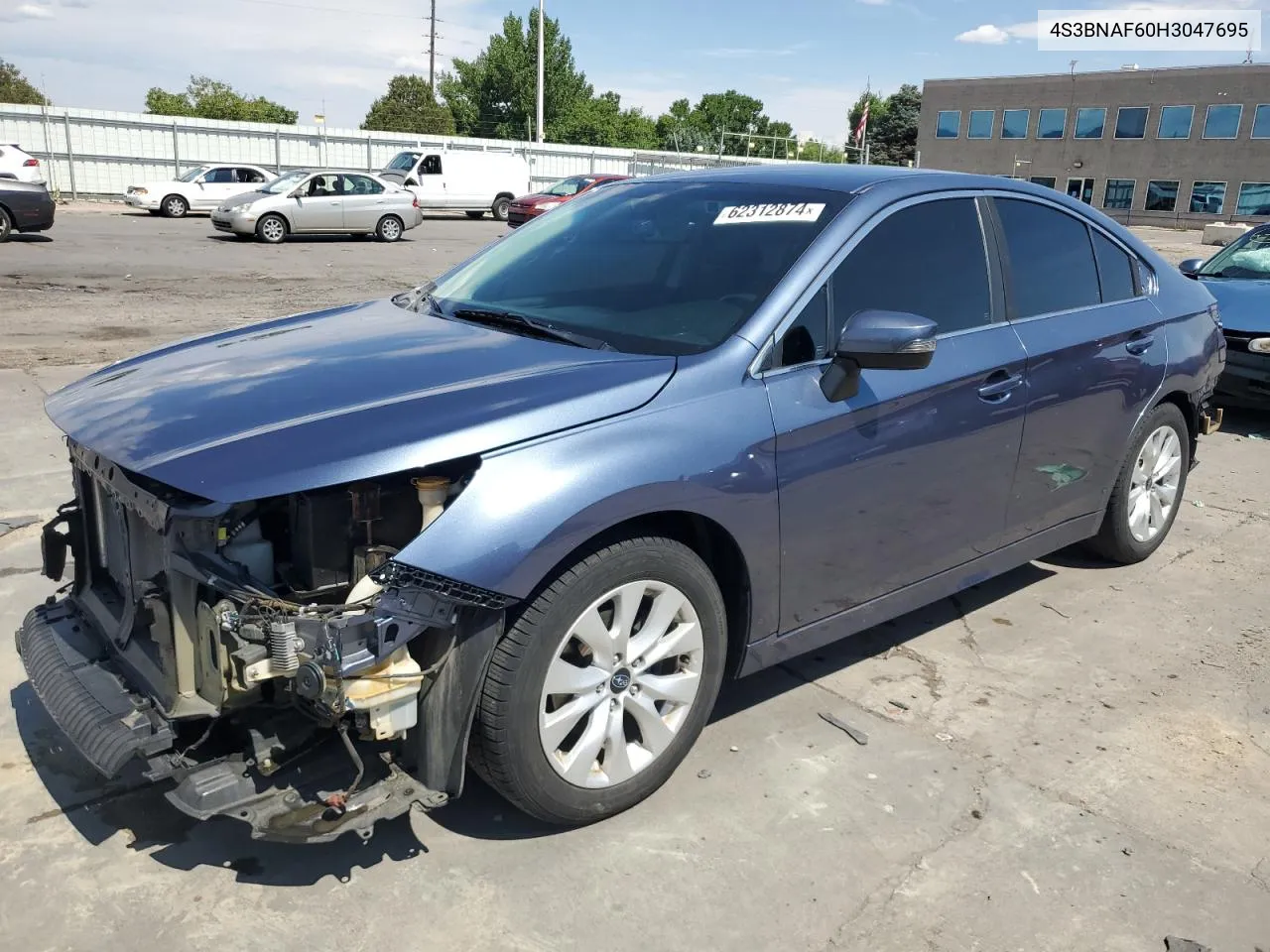 2017 Subaru Legacy 2.5I Premium VIN: 4S3BNAF60H3047695 Lot: 62312874