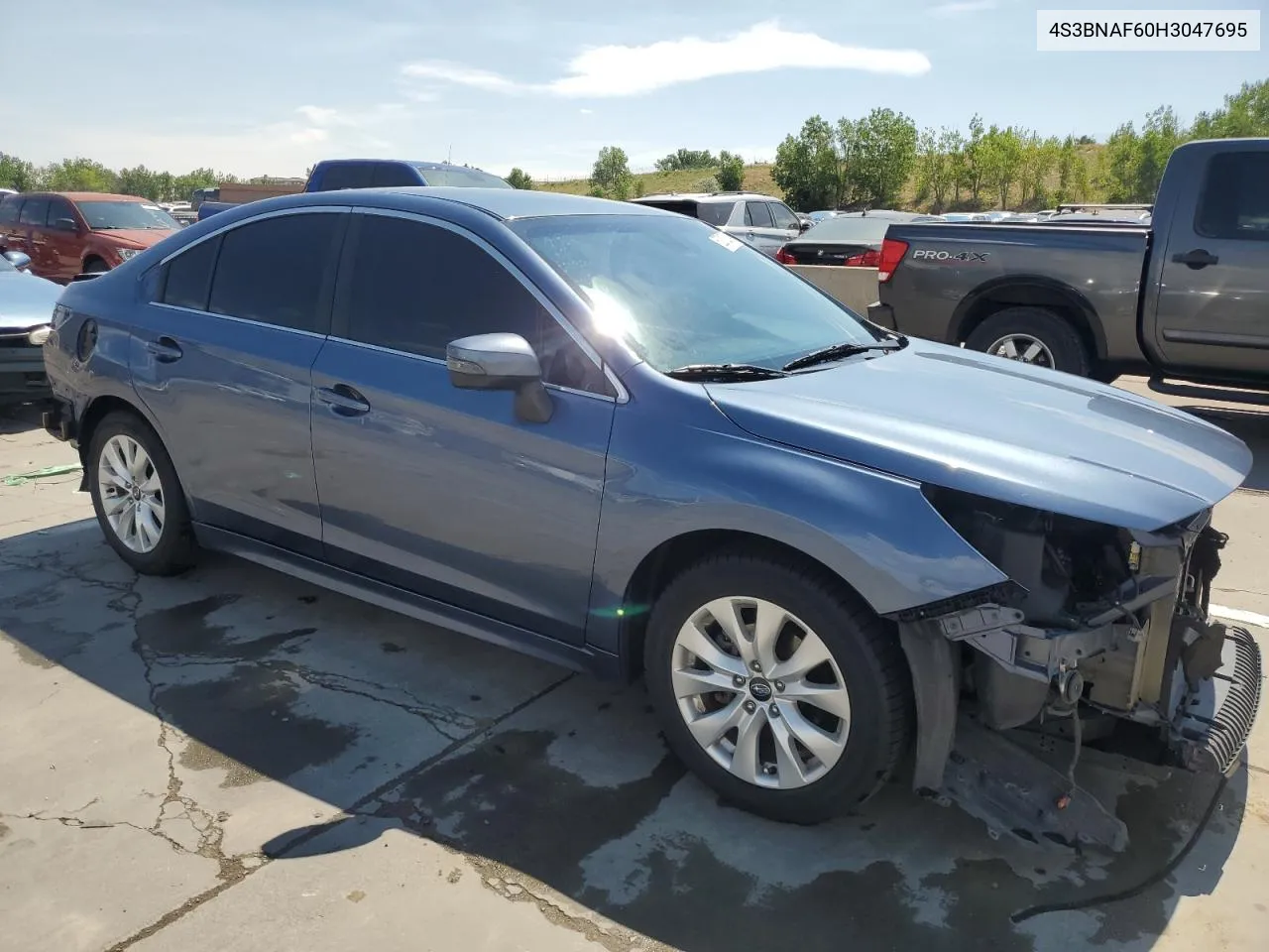 2017 Subaru Legacy 2.5I Premium VIN: 4S3BNAF60H3047695 Lot: 62312874