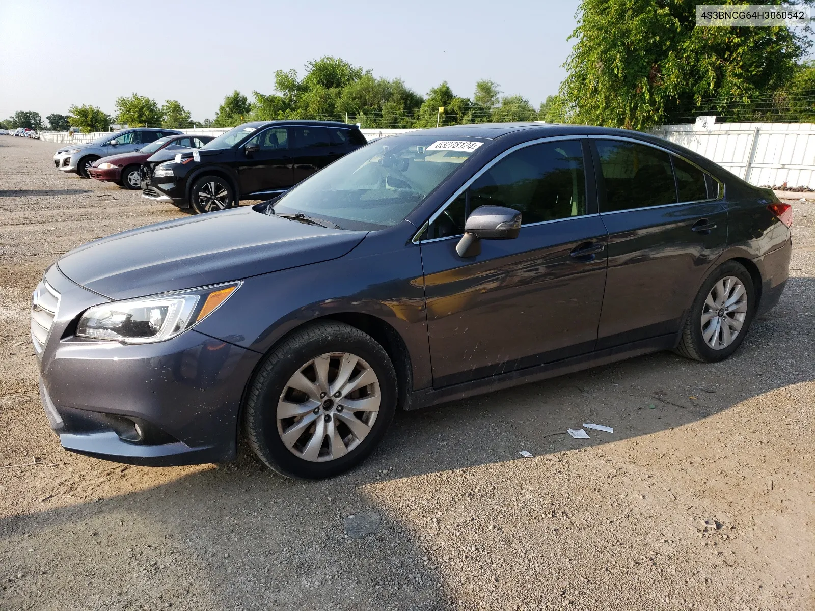 2017 Subaru Legacy 2.5I Premium VIN: 4S3BNCG64H3060542 Lot: 63278124