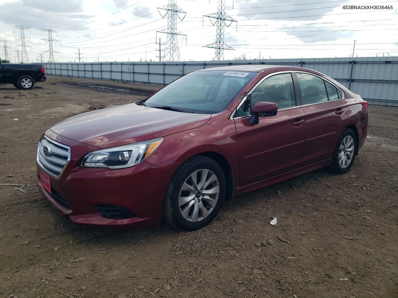 2017 Subaru Legacy 2.5I Premium VIN: 4S3BNAC6XH3036465 Lot: 63346014