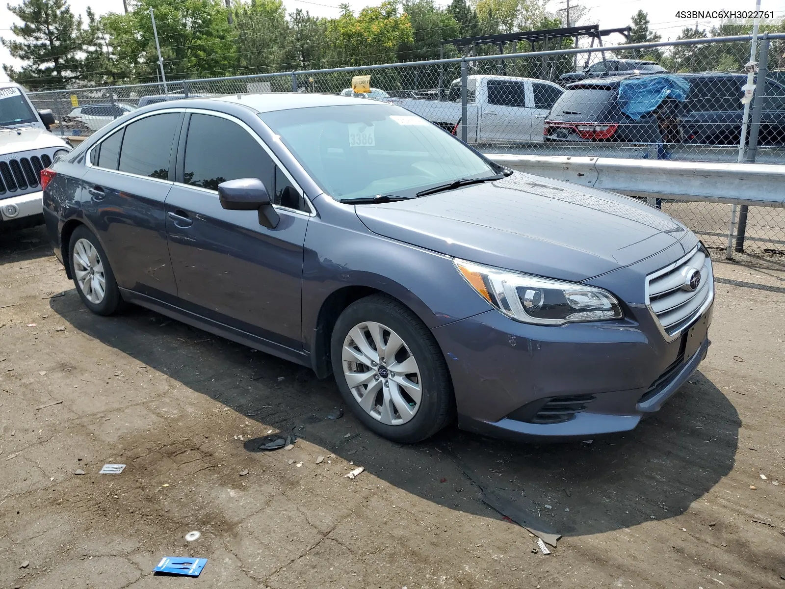 2017 Subaru Legacy 2.5I Premium VIN: 4S3BNAC6XH3022761 Lot: 64547894