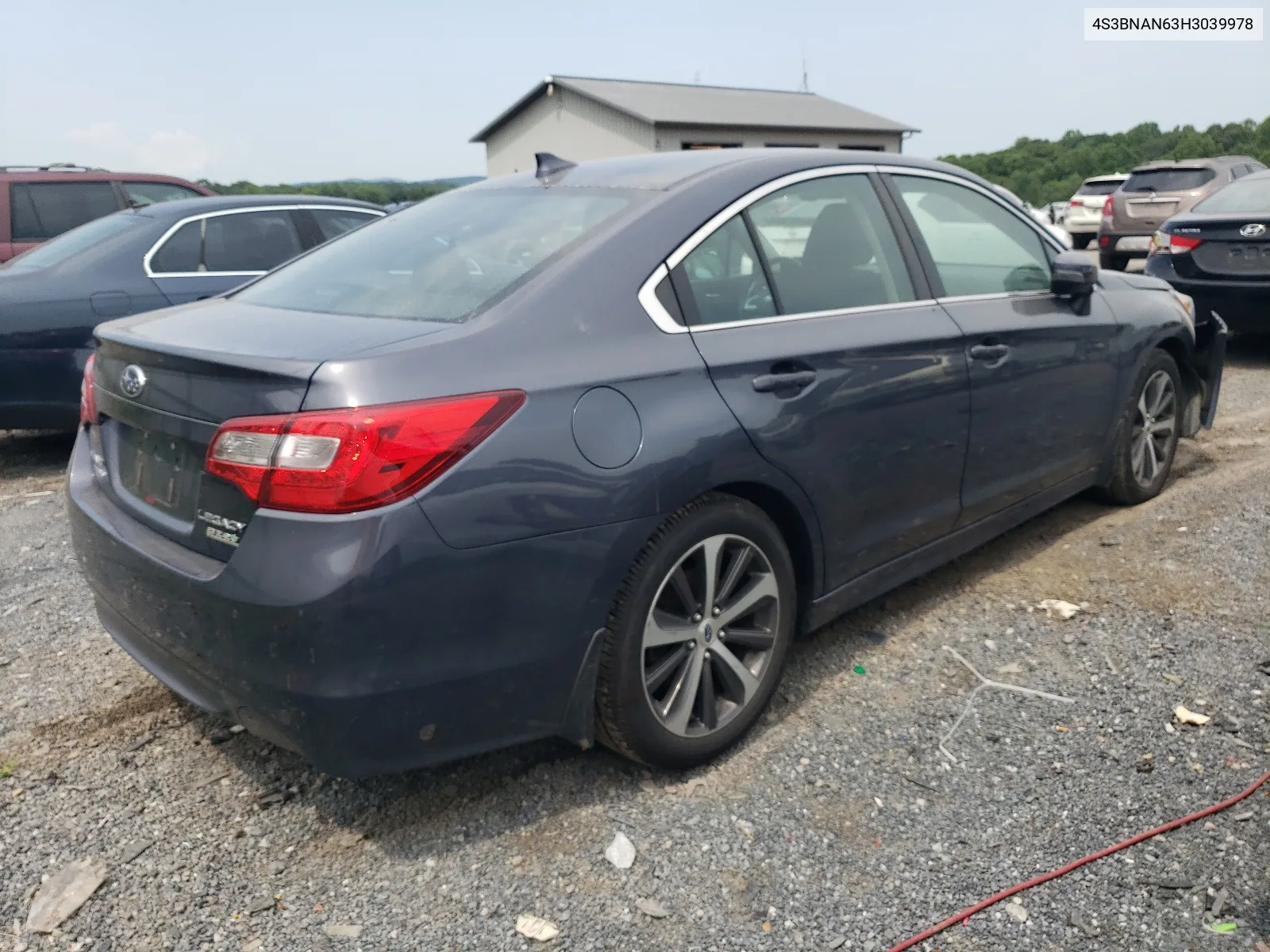 2017 Subaru Legacy 2.5I Limited VIN: 4S3BNAN63H3039978 Lot: 64663694