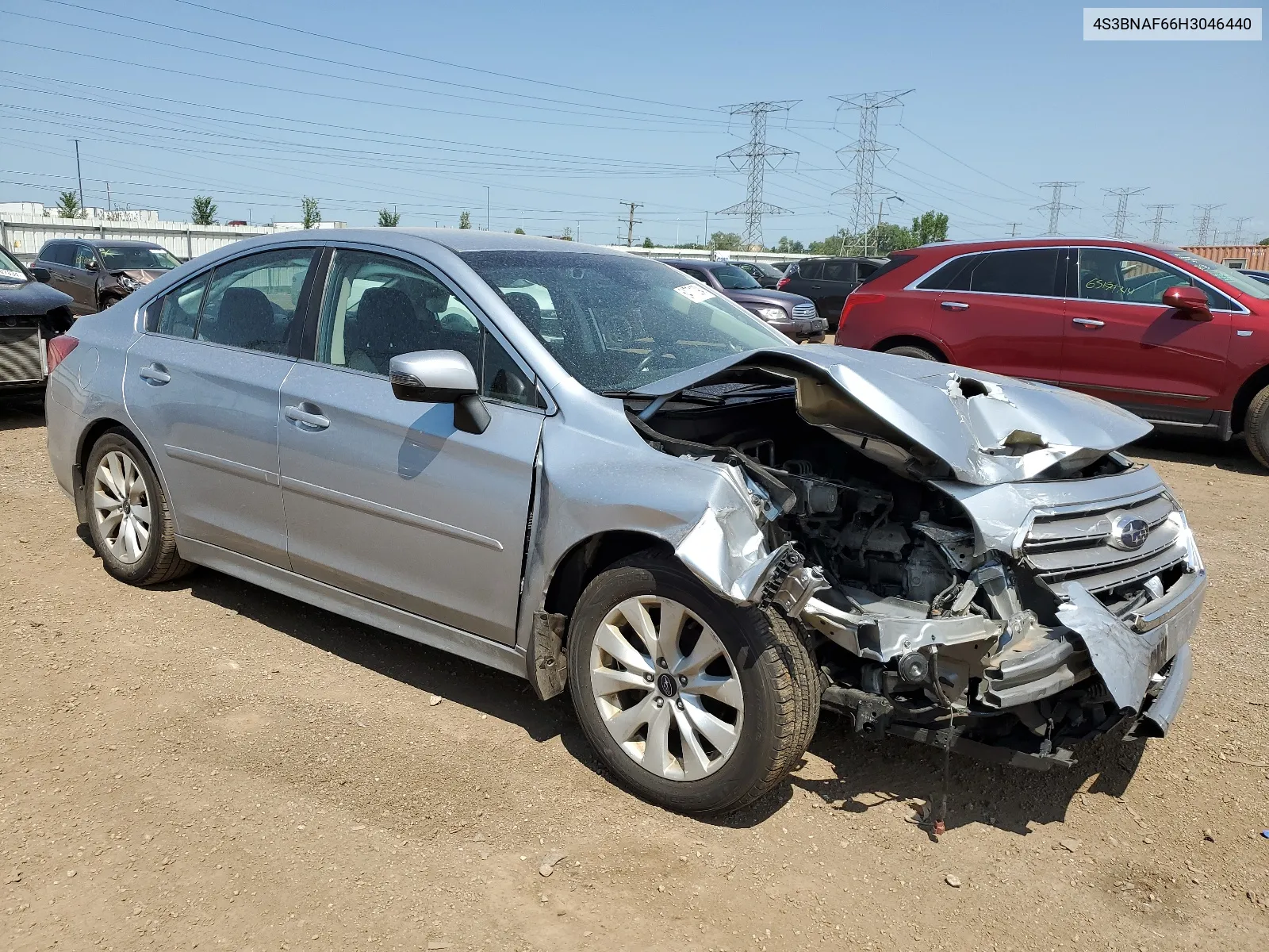 2017 Subaru Legacy 2.5I Premium VIN: 4S3BNAF66H3046440 Lot: 64771094