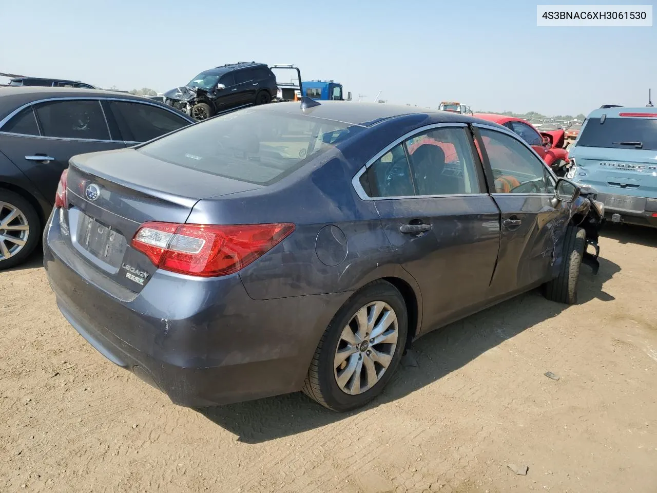 2017 Subaru Legacy 2.5I Premium VIN: 4S3BNAC6XH3061530 Lot: 65013724