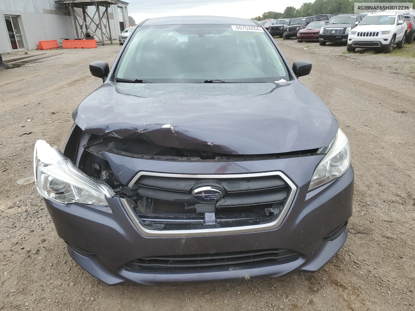 2017 Subaru Legacy 2.5I VIN: 4S3BNAB65H3012236 Lot: 65753264