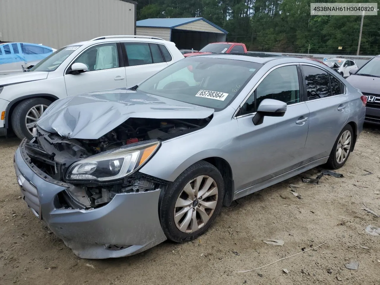 2017 Subaru Legacy 2.5I Premium VIN: 4S3BNAH61H3040820 Lot: 65798364