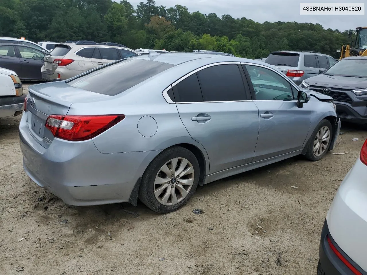 2017 Subaru Legacy 2.5I Premium VIN: 4S3BNAH61H3040820 Lot: 65798364