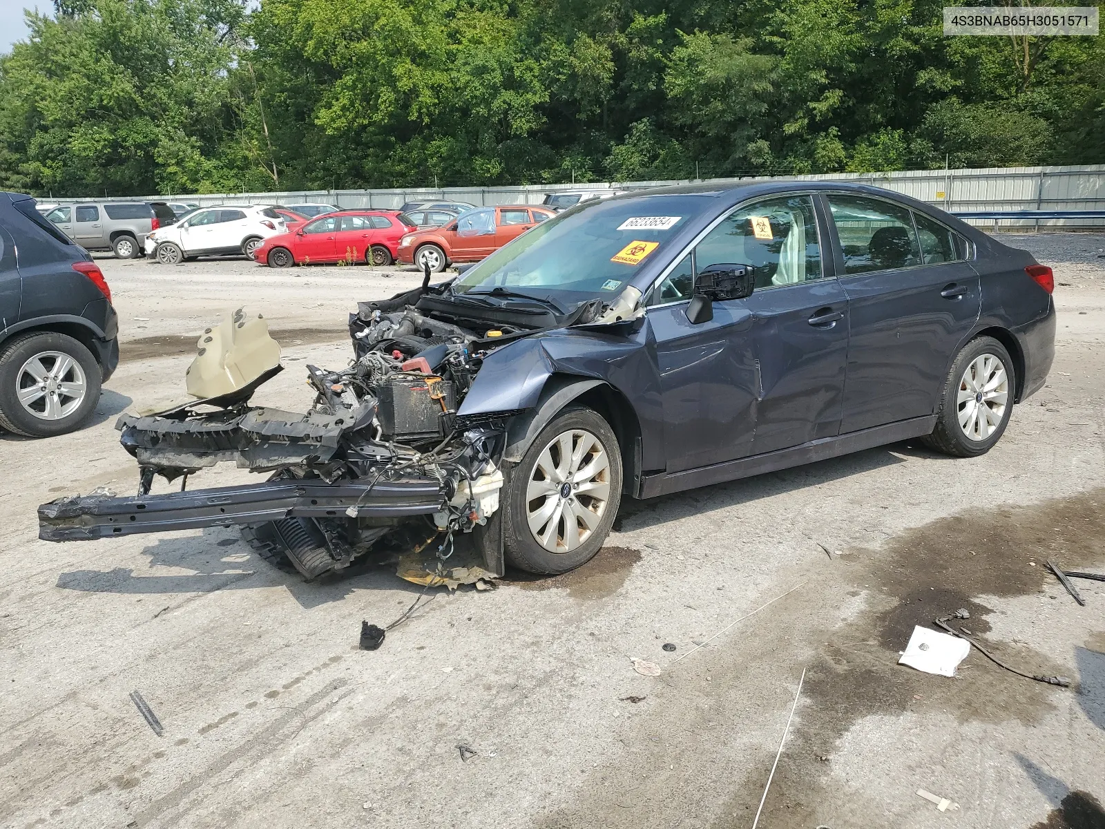 2017 Subaru Legacy 2.5I VIN: 4S3BNAB65H3051571 Lot: 66233654