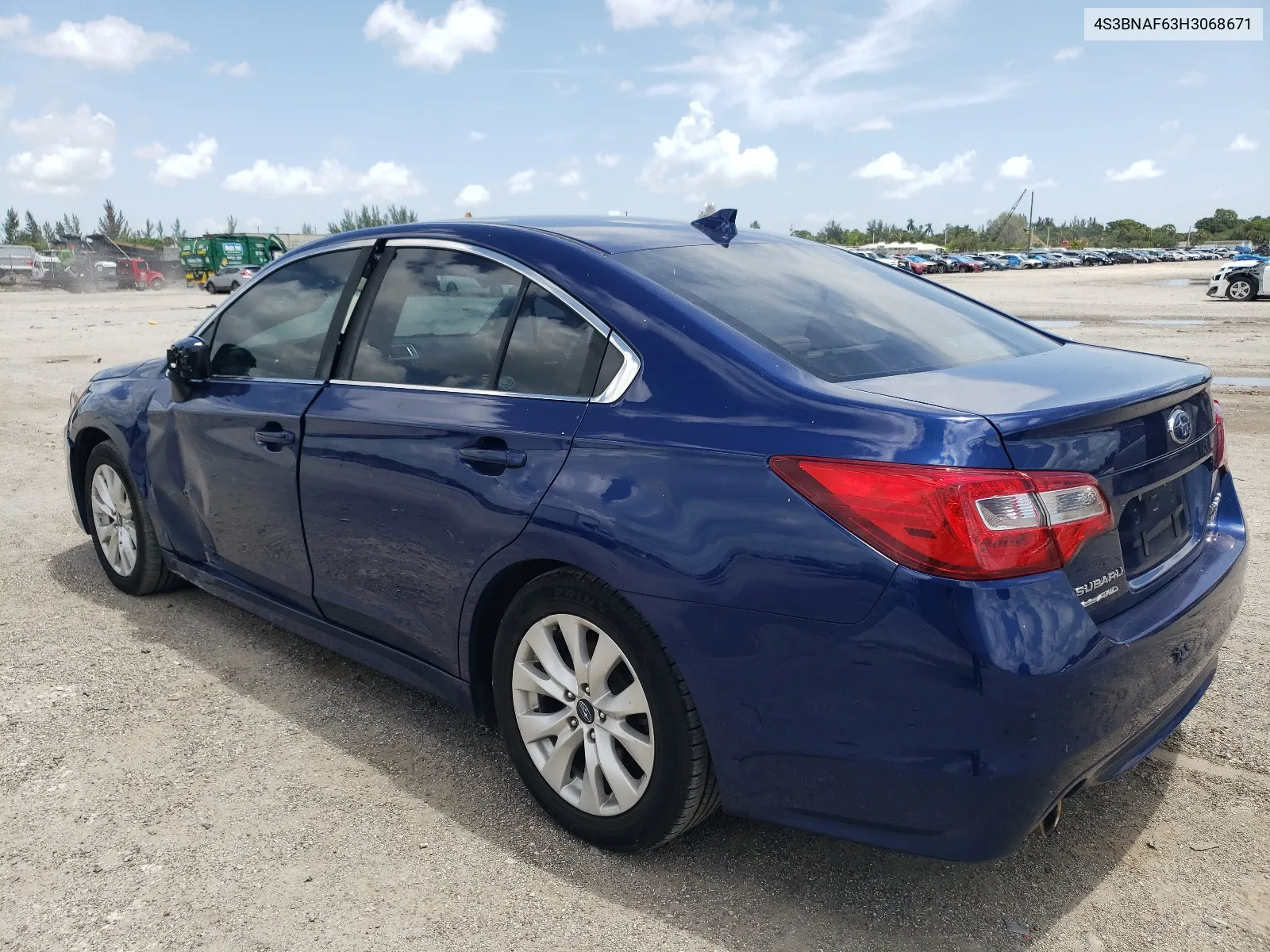 2017 Subaru Legacy 2.5I Premium VIN: 4S3BNAF63H3068671 Lot: 66397894