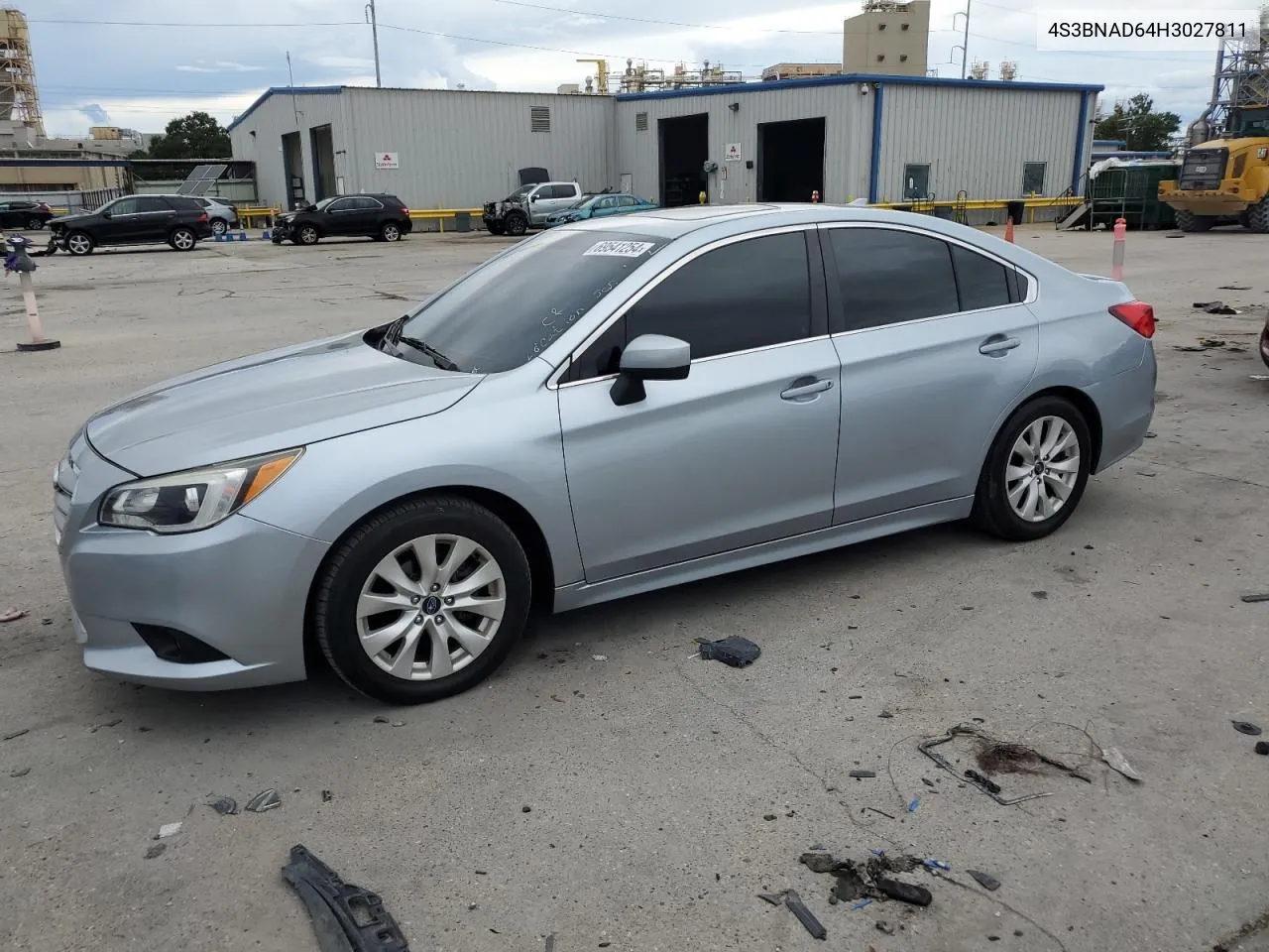 2017 Subaru Legacy 2.5I Premium VIN: 4S3BNAD64H3027811 Lot: 69541254