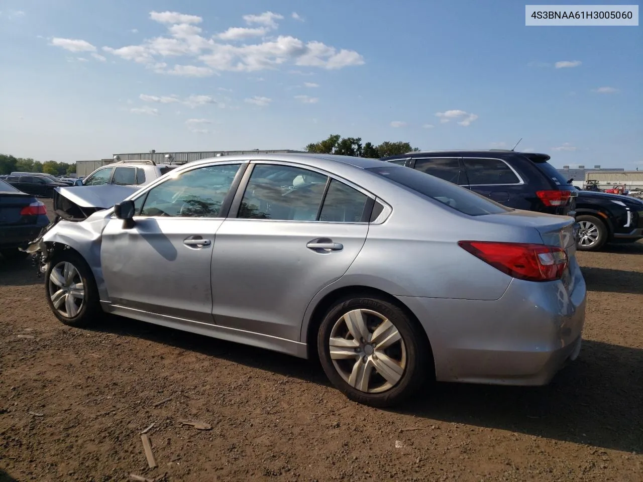 4S3BNAA61H3005060 2017 Subaru Legacy 2.5I