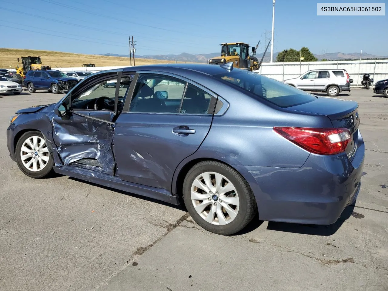 2017 Subaru Legacy 2.5I Premium VIN: 4S3BNAC65H3061502 Lot: 70068624