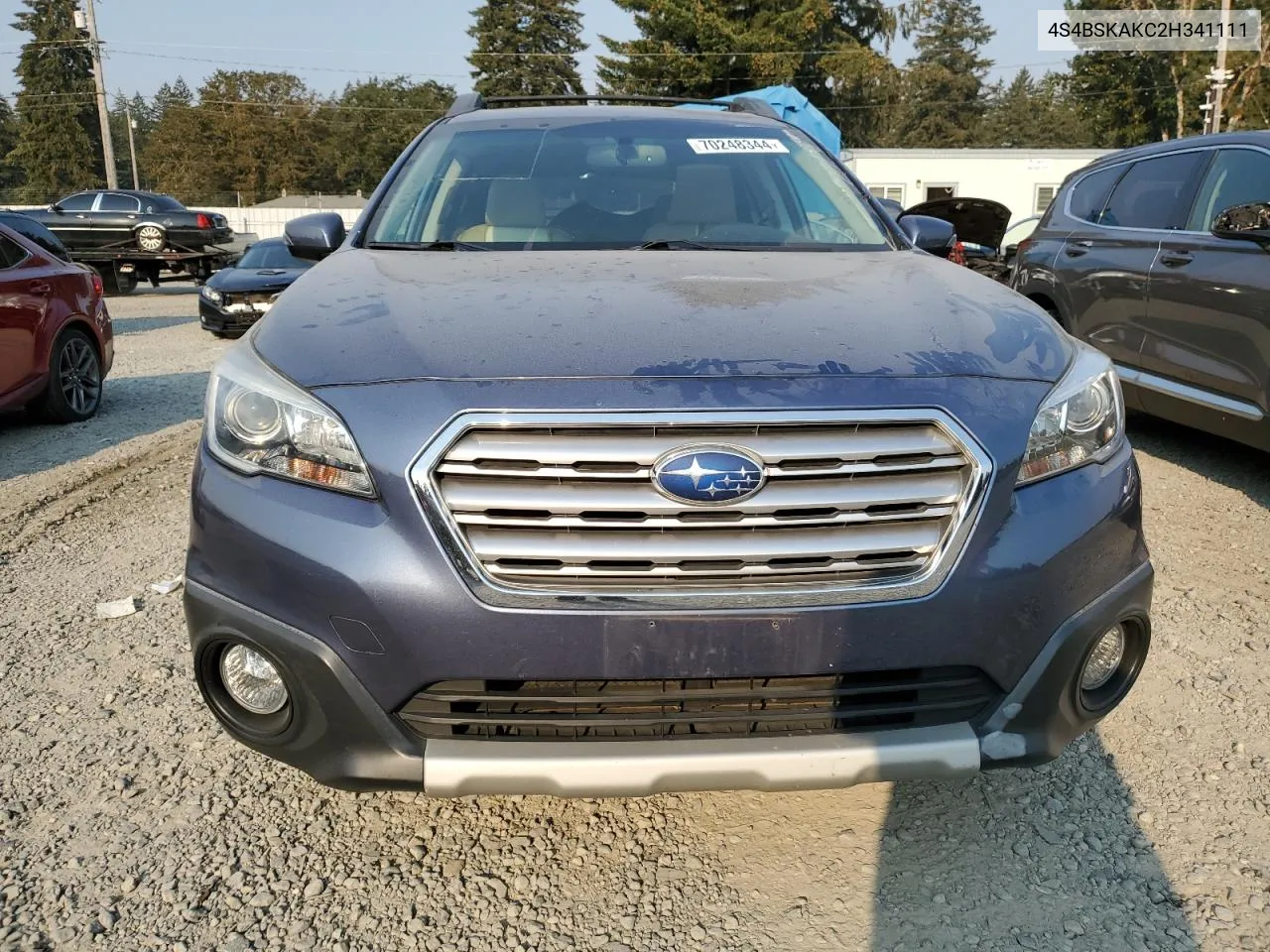 2017 Subaru Outback VIN: 4S4BSKAKC2H341111 Lot: 70248344