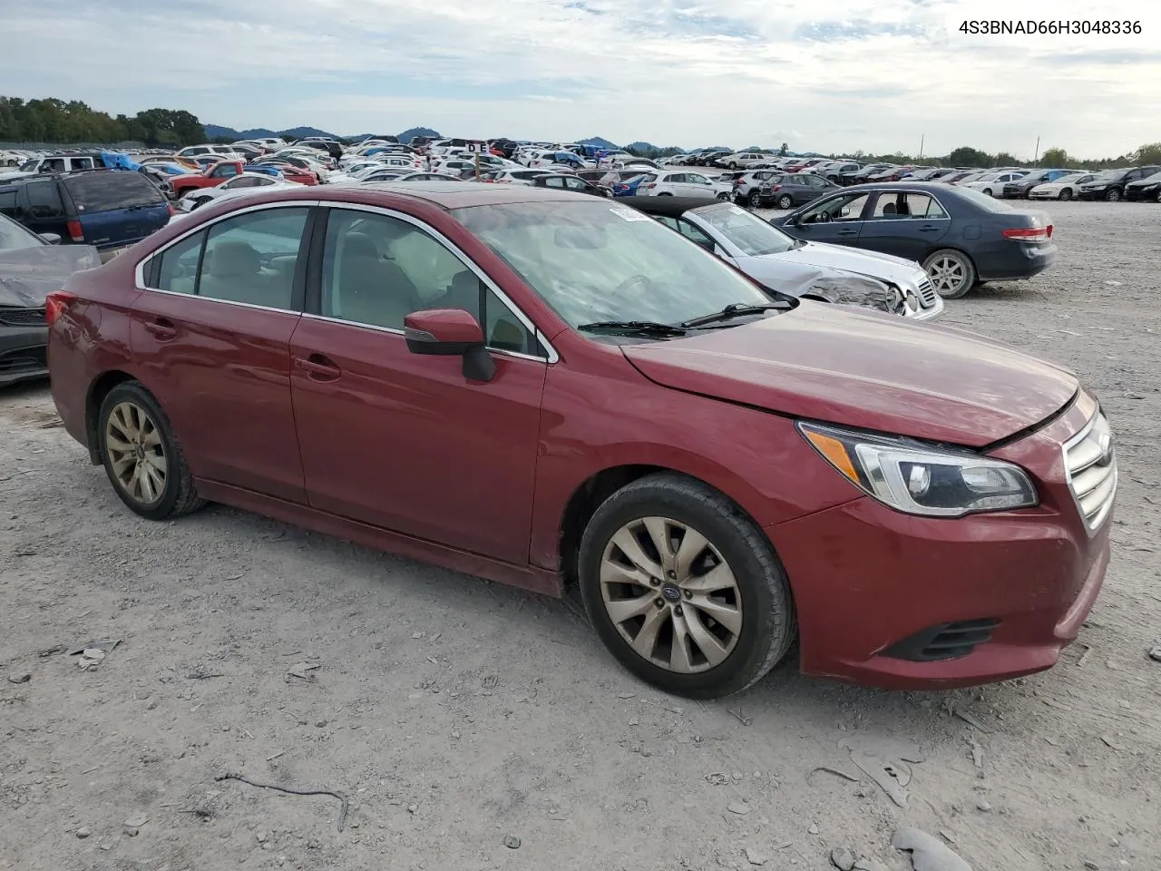 2017 Subaru Legacy 2.5I Premium VIN: 4S3BNAD66H3048336 Lot: 70281594