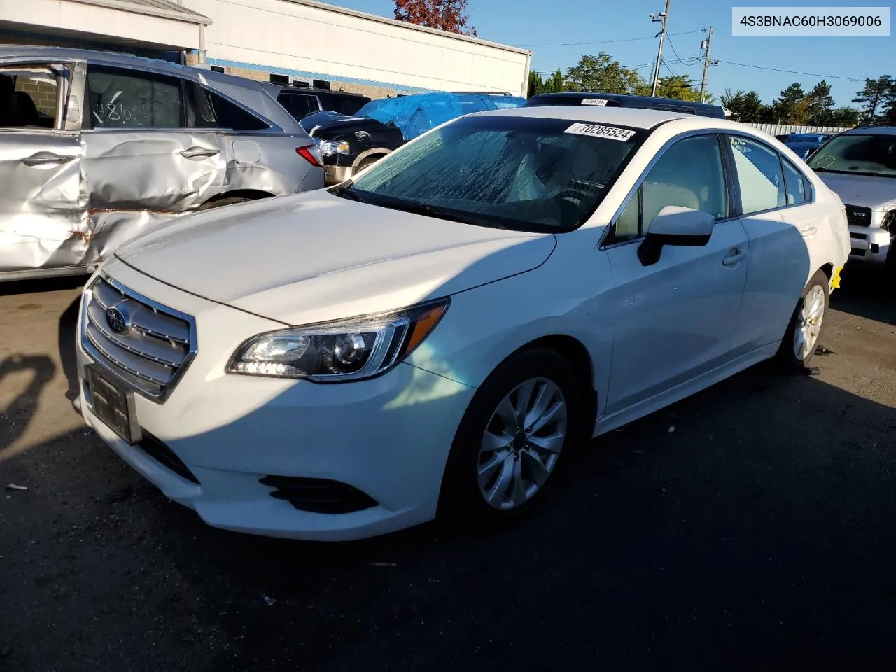 2017 Subaru Legacy 2.5I Premium VIN: 4S3BNAC60H3069006 Lot: 70285524