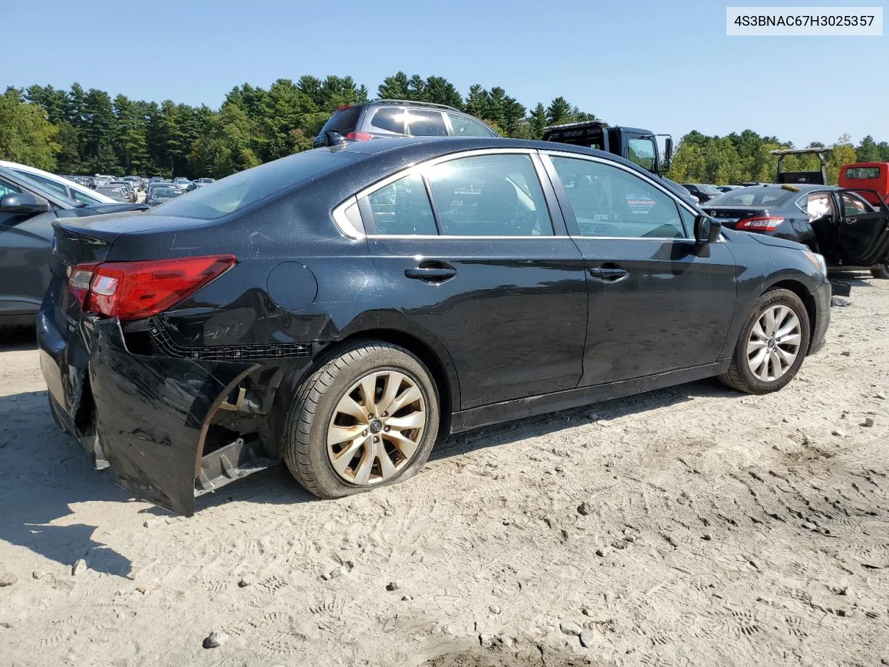 2017 Subaru Legacy 2.5I Premium VIN: 4S3BNAC67H3025357 Lot: 70508014