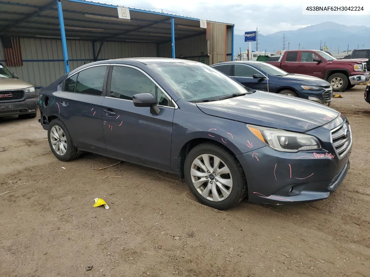 2017 Subaru Legacy 2.5I Premium VIN: 4S3BNAF62H3042224 Lot: 70533804