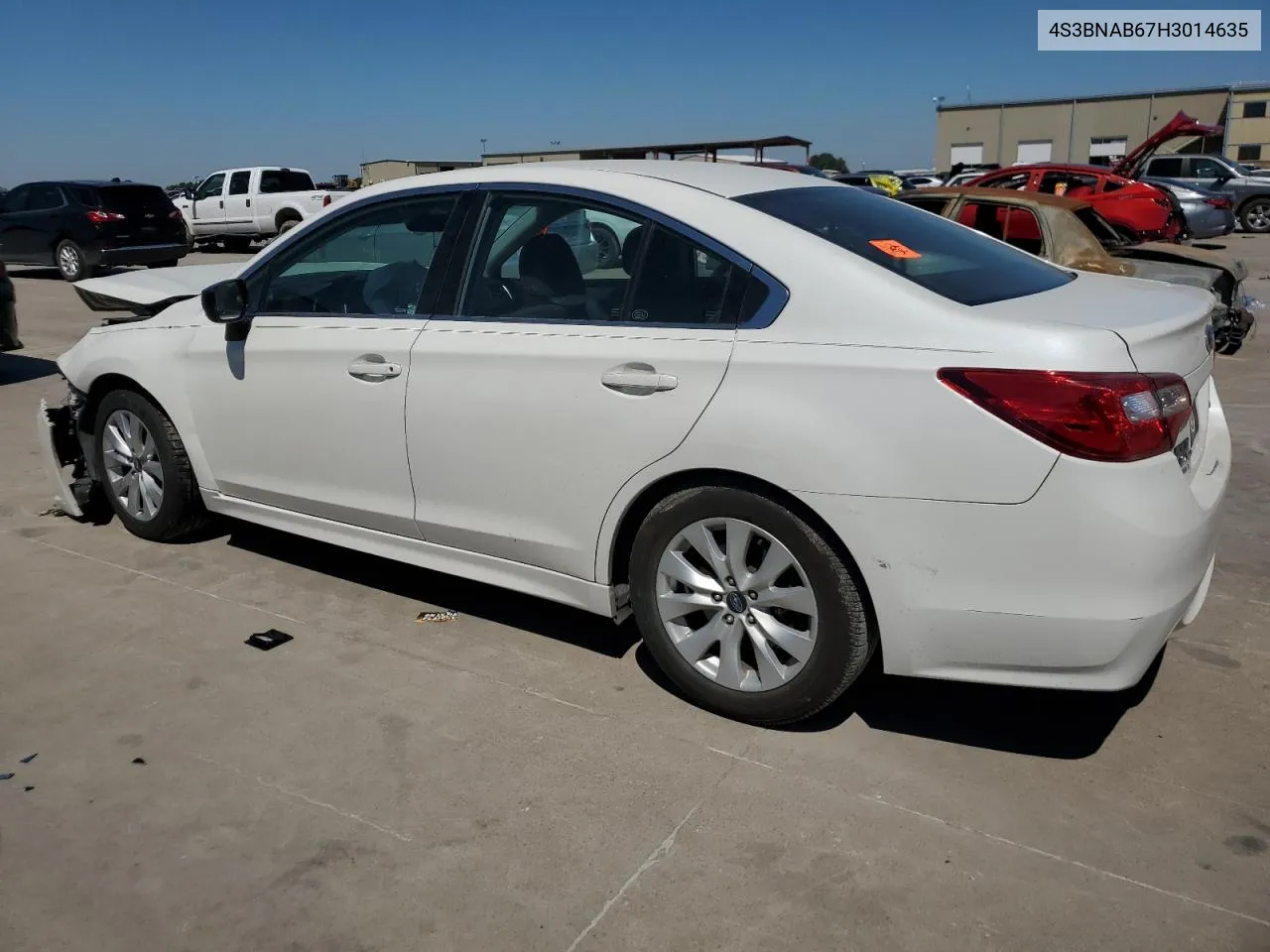 2017 Subaru Legacy 2.5I VIN: 4S3BNAB67H3014635 Lot: 70778424