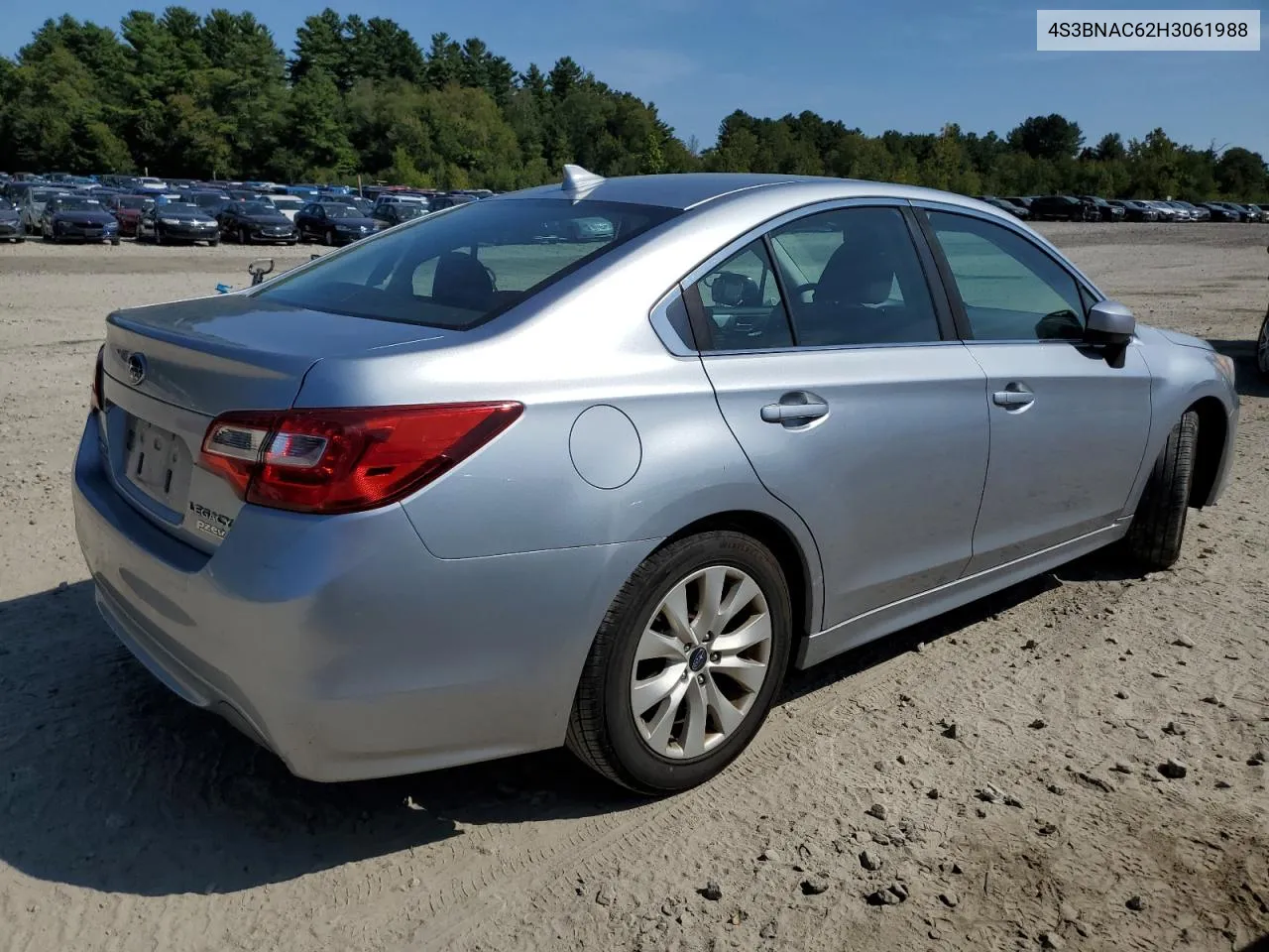 2017 Subaru Legacy 2.5I Premium VIN: 4S3BNAC62H3061988 Lot: 71317584