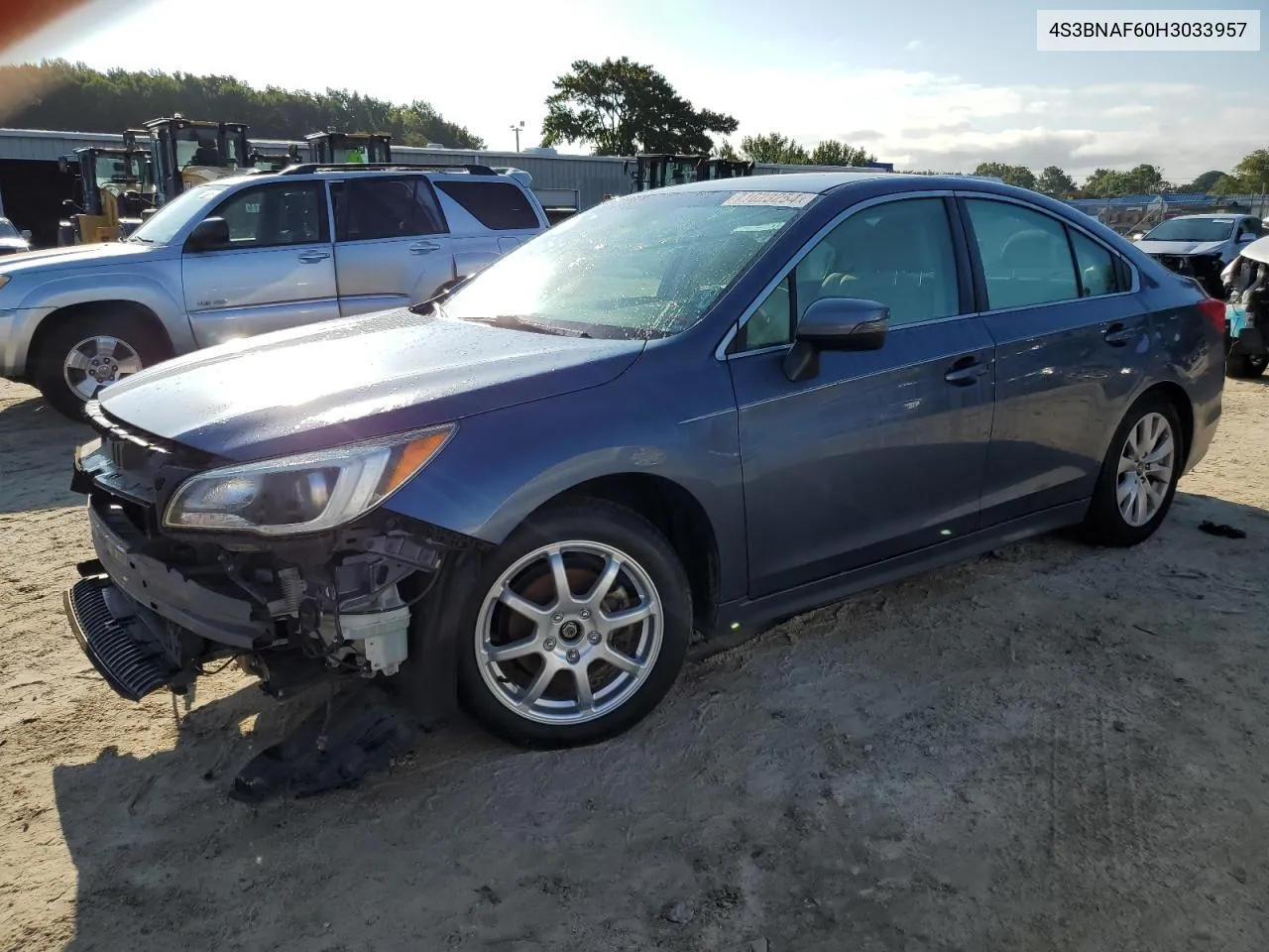 2017 Subaru Legacy 2.5I Premium VIN: 4S3BNAF60H3033957 Lot: 71623254