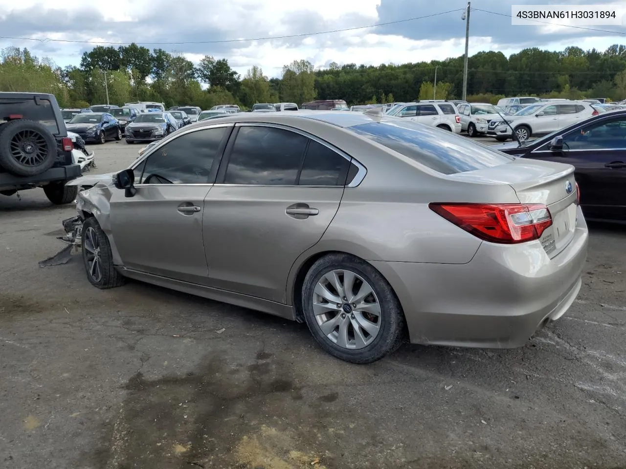 4S3BNAN61H3031894 2017 Subaru Legacy 2.5I Limited