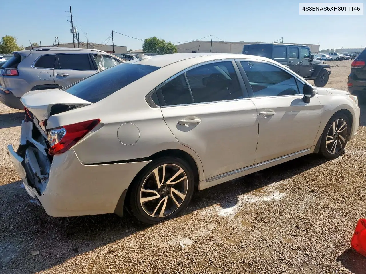 4S3BNAS6XH3011146 2017 Subaru Legacy Sport