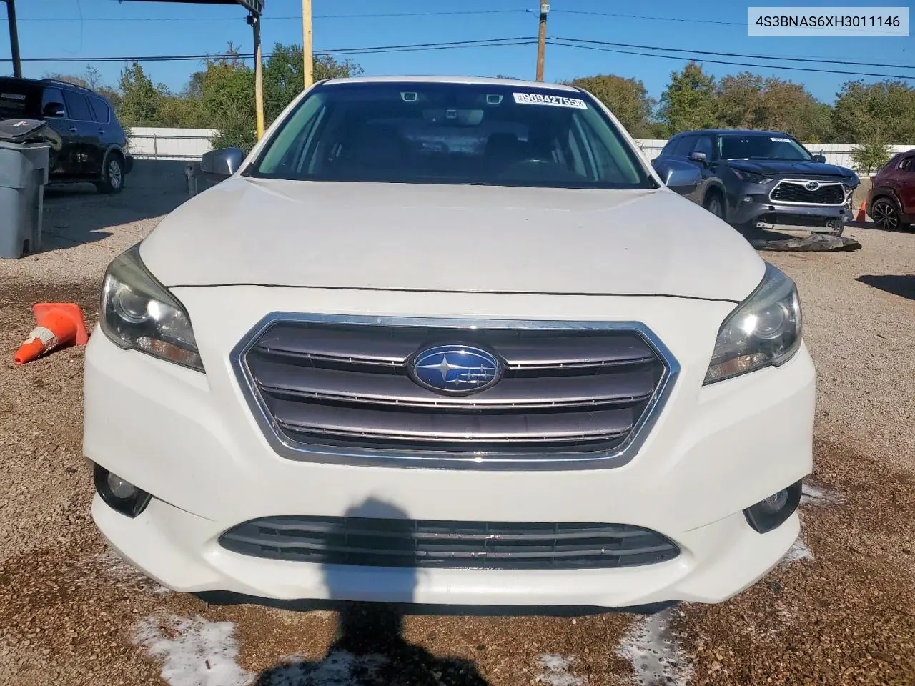 4S3BNAS6XH3011146 2017 Subaru Legacy Sport