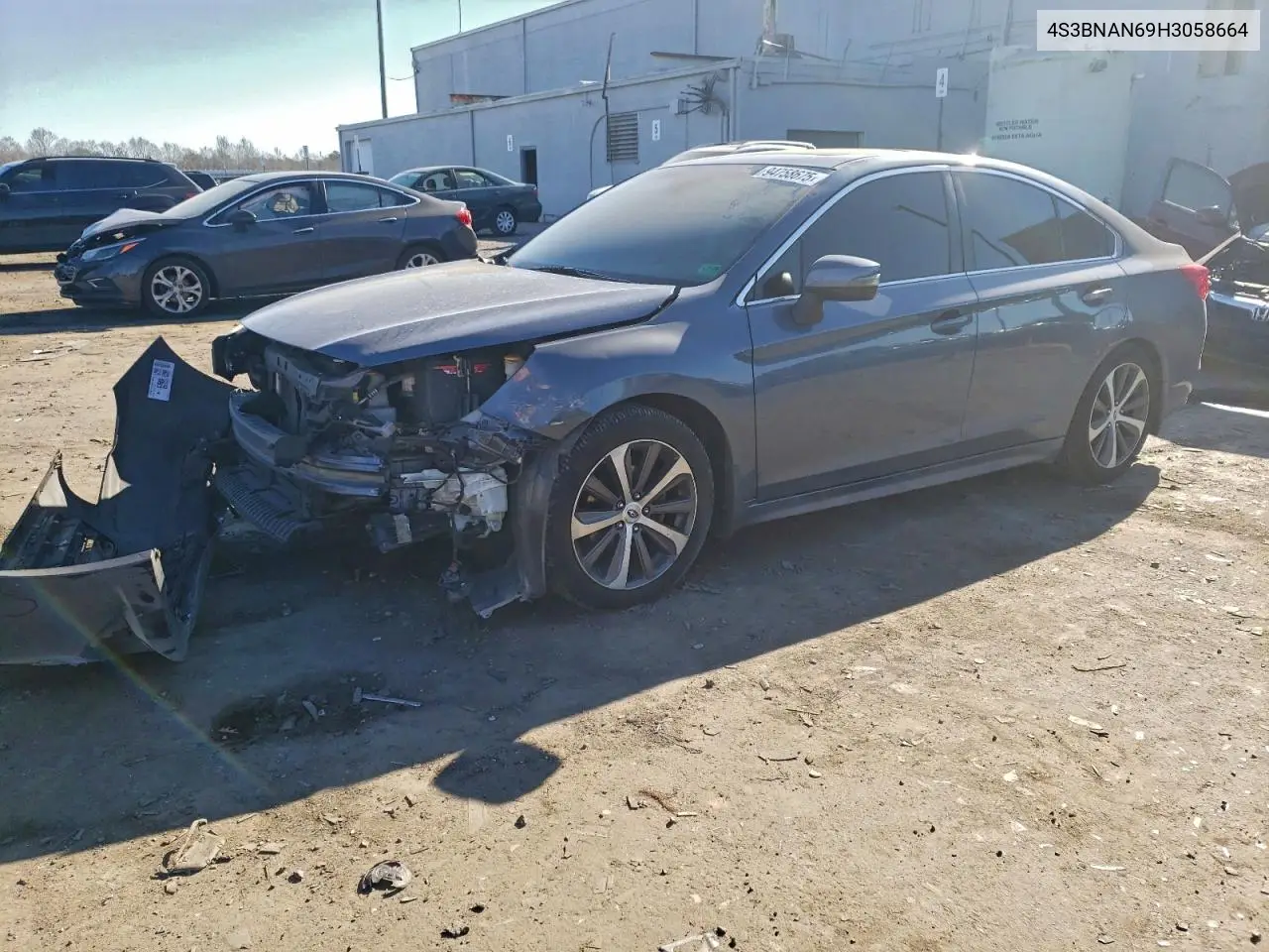4S3BNAN69H3058664 2017 Subaru Legacy 2.5I Limited
